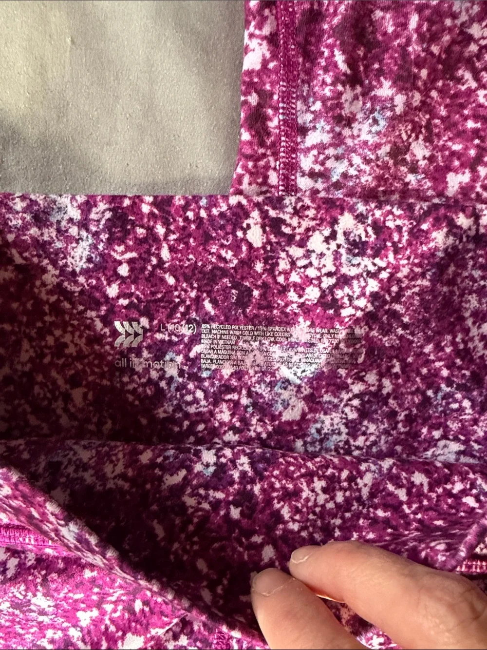 all in motion Pink Floral Print Performance Tank & Shorts Set